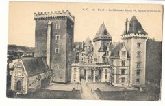 Pau CPA le chateau d'Henri IV facade principale