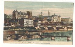 Pau CPA Panorama et pont de jurancon