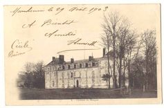 CPA Chateau de Mangue (carte precurseur)