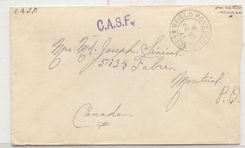 Canada WW2 Field post office 432 (cover letter war)