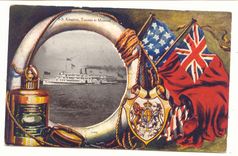 Canada 1906 SS Kingston used in US on St Laurence River Alexrandrra NY Scarce (boat)