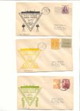 Canada S Santa Paula First travels supplements set off 12 covers 1 for each port Victoria to NYC via Canal SCArCE (letter)