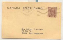 Canada P68b stationary 1940 (entier postal)