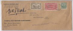 Canada 1930 Air Mail to New Zealand Ottawa (lettre cover)