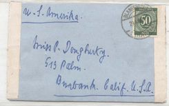 Germany Allied occupation Russian zone 1948 (letter cover)