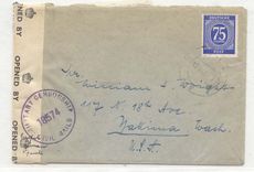 Germany occupation by combine 1947 censor (letter cover)