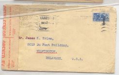 South Africa #101 one cover 1943 censored (South Africa letter Africa)