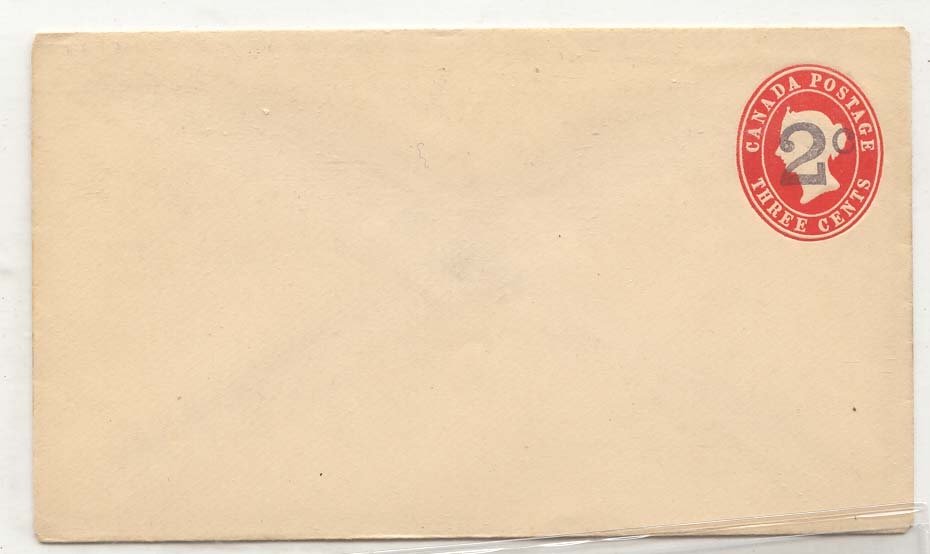Canada EN 14d mint (entier postal stationary)