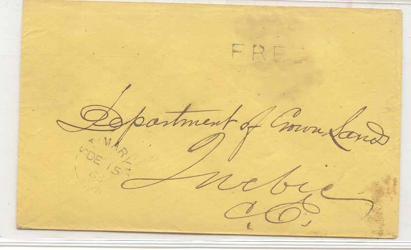 Canada St MAry's CN 1853 FReE (cover lettre)